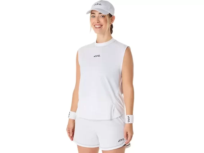 A.P.C. x TOP BEZ RĘKAWÓW Z OKRĄGŁYM KOŁNIERZEM A.P.C. x TOP BEZ RĘKAWÓW Z OKRĄGŁYM KOŁNIERZEM