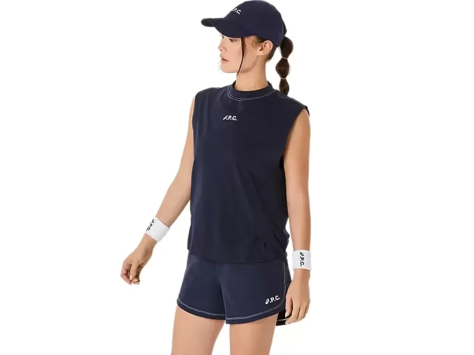 A.P.C. x TOP BEZ RĘKAWÓW Z OKRĄGŁYM KOŁNIERZEM A.P.C. x TOP BEZ RĘKAWÓW Z OKRĄGŁYM KOŁNIERZEM