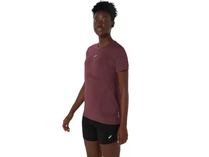 BEZSZWOWY TOP Z KRÓTKIM RĘKAWEM ROAD