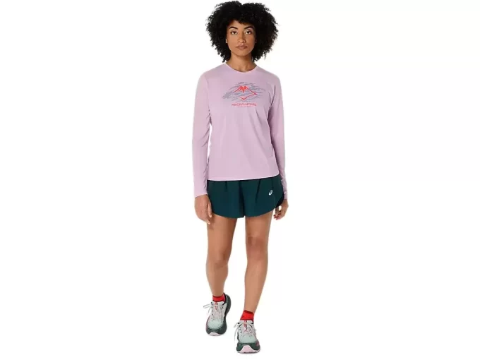 Bluzka z długim rękawem i logo FUJITRAIL