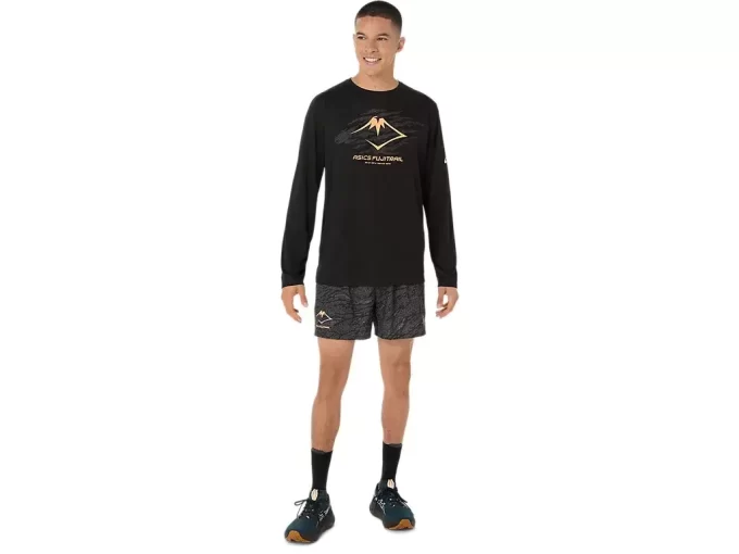 Bluzka z długim rękawem i logo FUJITRAIL