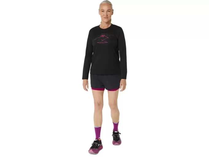 Bluzka z długim rękawem i logo FUJITRAIL