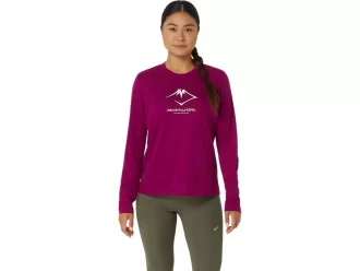 Bluzka z długim rękawem i logo FUJITRAIL