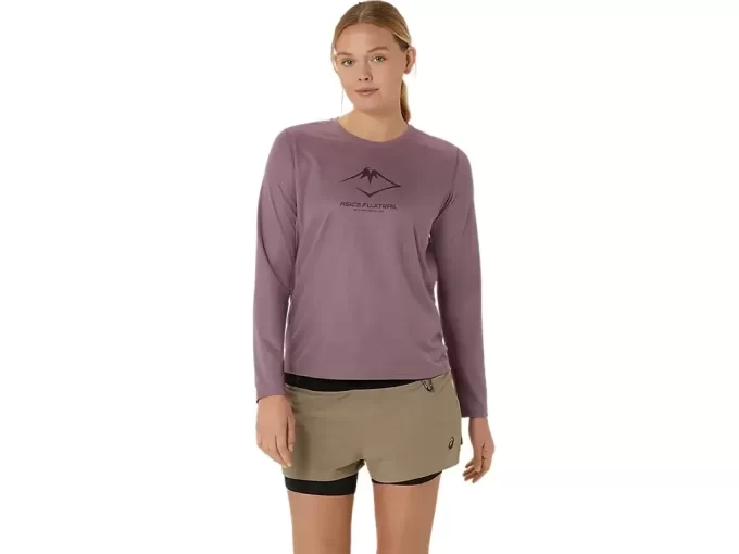 Bluzka z długim rękawem i logo FUJITRAIL