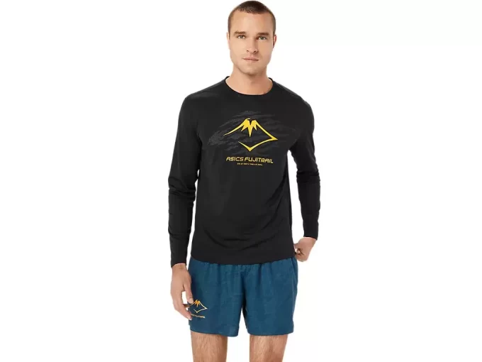 Bluzka z długim rękawem i logo FUJITRAIL Bluzka z długim rękawem i logo FUJITRAIL