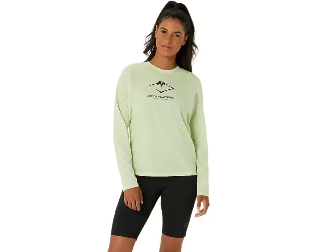 Bluzka z długim rękawem i logo FUJITRAIL