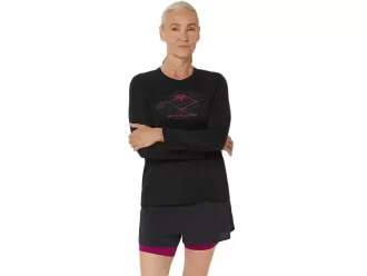 Bluzka z długim rękawem i logo FUJITRAIL