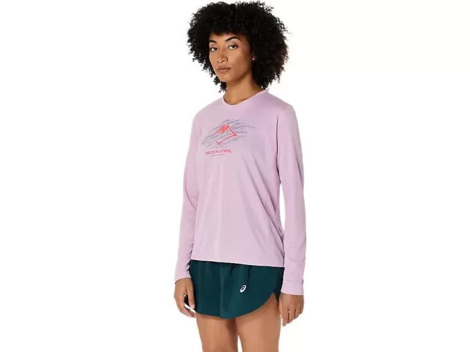 Bluzka z długim rękawem i logo FUJITRAIL