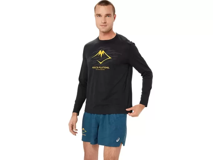 Bluzka z długim rękawem i logo FUJITRAIL Bluzka z długim rękawem i logo FUJITRAIL