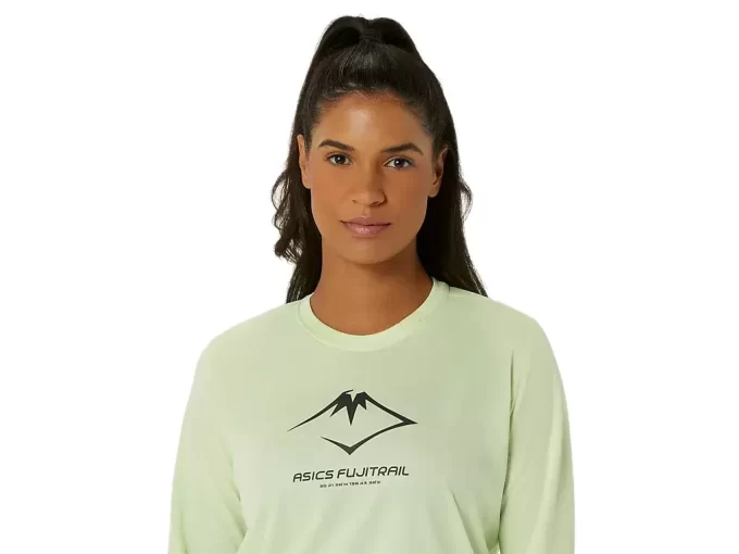 Bluzka z długim rękawem i logo FUJITRAIL
