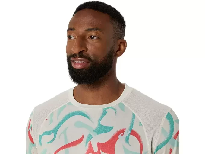 BLUZKA Z KRÓTKIM RĘKAWEM Z NADRUKIEM ROAD ALL OVER BLUZKA Z KRÓTKIM RĘKAWEM Z NADRUKIEM ROAD ALL OVER