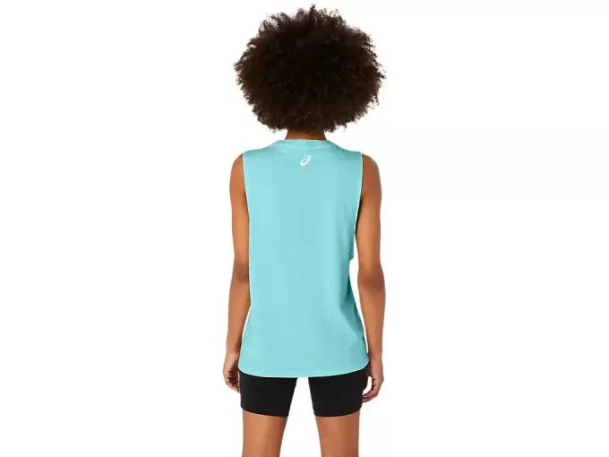 DAMSKA KOSZULKA ASICS SUN IN THE SKY Z NAPISEM MUSCLE TEE