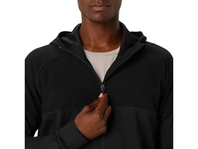 DZIANINOWA BLUZA Z KAPTUREM I ZAPINANYM NA ZAMEK DZIANINOWA BLUZA Z KAPTUREM I ZAPINANYM NA ZAMEK