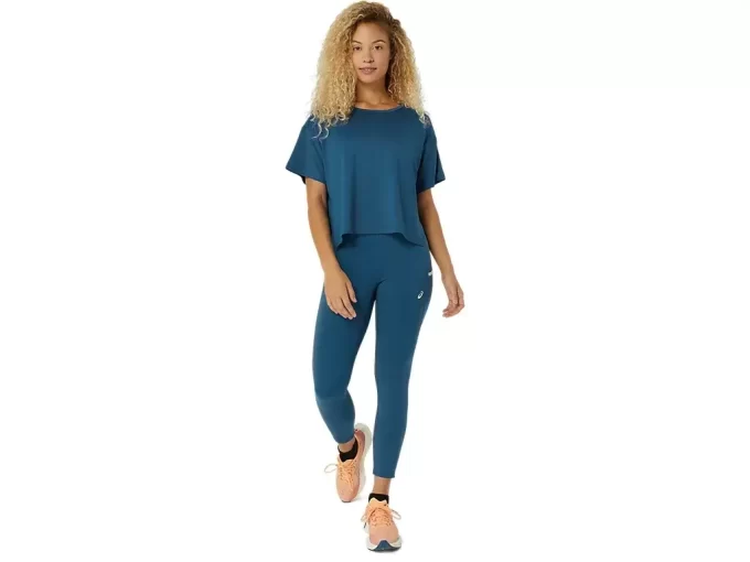 ELASTYCZNA BLUZA Z KRÓTKIM RĘKAWEM ELASTYCZNA BLUZA Z KRÓTKIM RĘKAWEM