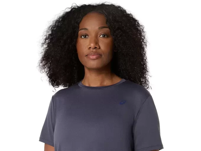 ELASTYCZNA BLUZA Z KRÓTKIM RĘKAWEM