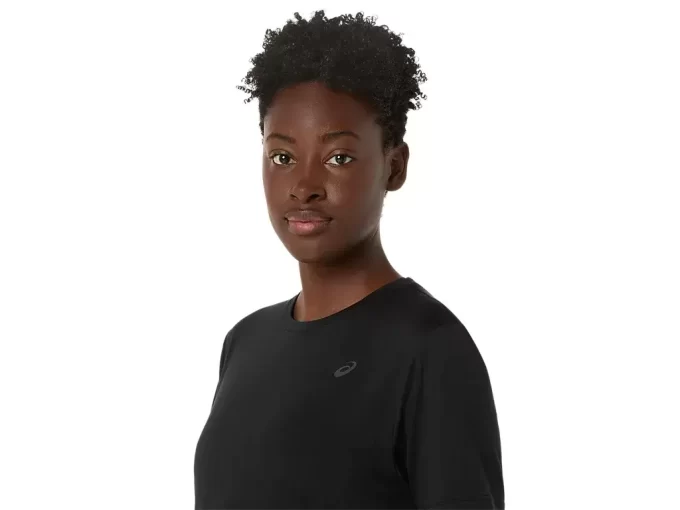 ELASTYCZNA BLUZA Z KRÓTKIM RĘKAWEM ELASTYCZNA BLUZA Z KRÓTKIM RĘKAWEM