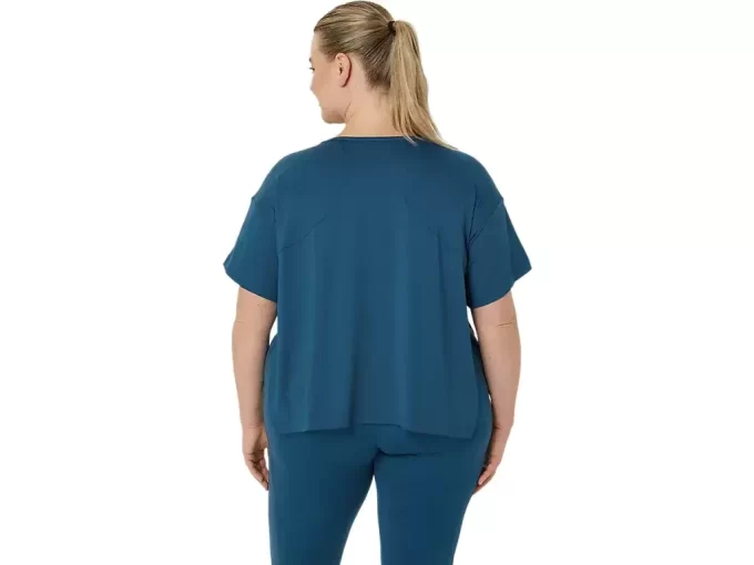 ELASTYCZNA BLUZA Z KRÓTKIM RĘKAWEM ELASTYCZNA BLUZA Z KRÓTKIM RĘKAWEM