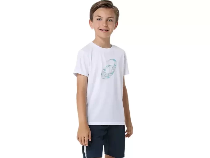 Koszulka z krótkim rękawem i grafiką spiralną Koszulka z krótkim rękawem i grafiką spiralną