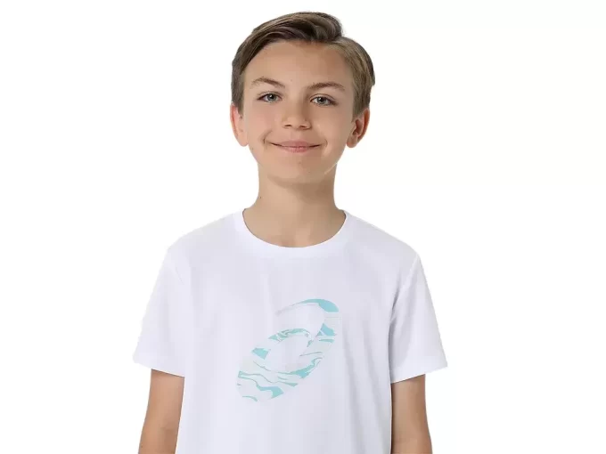 Koszulka z krótkim rękawem i grafiką spiralną Koszulka z krótkim rękawem i grafiką spiralną