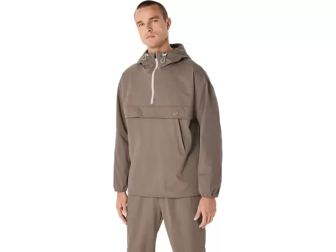 KURTKA Z PODWÓJNEGO SPLOTU, LUŹNA, ZAKŁADANA PRZEZ RĘKAW KURTKA Z PODWÓJNEGO SPLOTU, LUŹNA, ZAKŁADANA PRZEZ RĘKAW