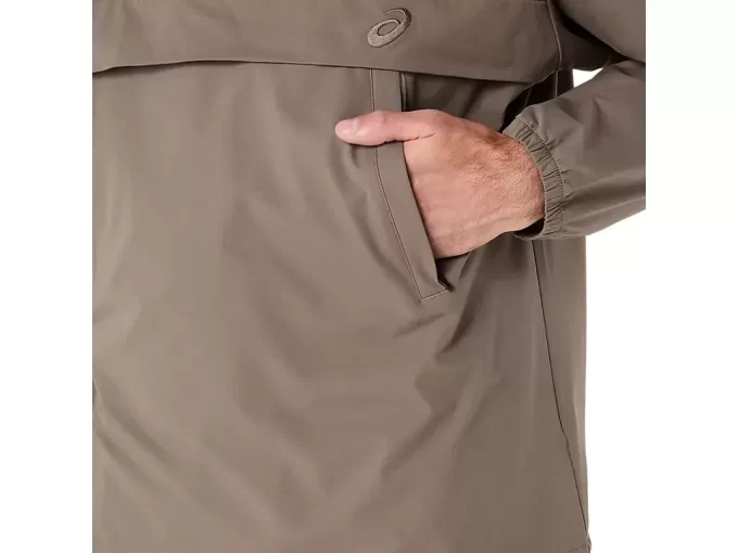 KURTKA Z PODWÓJNEGO SPLOTU, LUŹNA, ZAKŁADANA PRZEZ RĘKAW KURTKA Z PODWÓJNEGO SPLOTU, LUŹNA, ZAKŁADANA PRZEZ RĘKAW