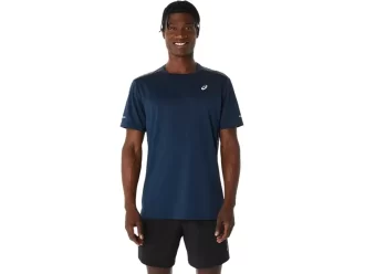 LITE-SHOW SIATECZKOWA BLUZKA Z KRÓTKIM RĘKAWEM