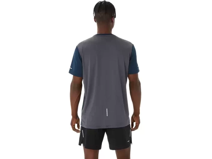 LITE-SHOW SIATECZKOWA BLUZKA Z KRÓTKIM RĘKAWEM