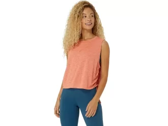 NAGINO FLEX HEATHER BEZRĘKAWOWY TOP