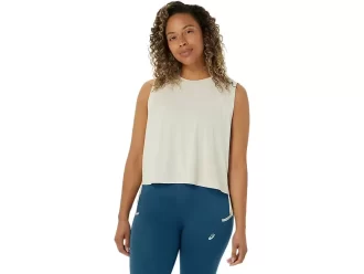 NAGINO FLEX HEATHER BEZRĘKAWOWY TOP