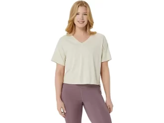 NAGINO FLEX HEATHER TOP Z KRÓTKIM RĘKAWEM