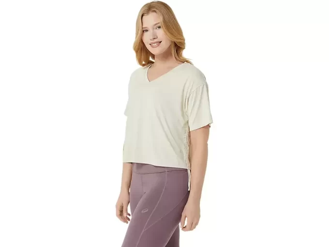 NAGINO FLEX HEATHER TOP Z KRÓTKIM RĘKAWEM