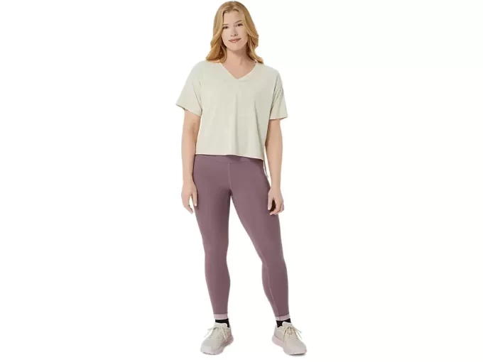 NAGINO FLEX HEATHER TOP Z KRÓTKIM RĘKAWEM
