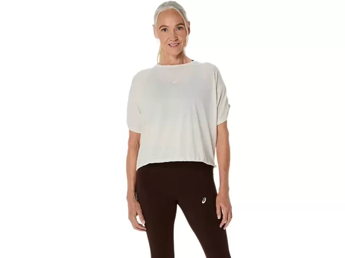 NAGINO RUN REGULOWANY TOP Z KRÓTKIM RĘKAWEM