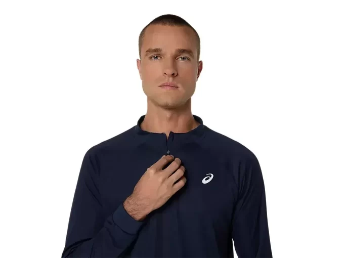 TOP Z DŁUGIM RĘKAWEM I ZAMKIEM 1/2