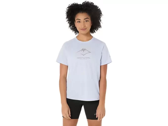 TOP Z KRÓTKIM RĘKAWEM Z LOGO FUJITRAIL