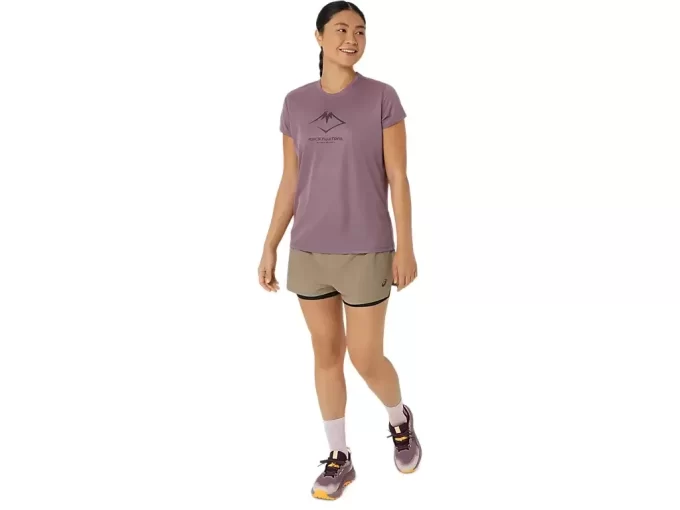 TOP Z KRÓTKIM RĘKAWEM Z LOGO FUJITRAIL