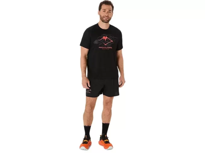 TOP Z KRÓTKIM RĘKAWEM Z LOGO FUJITRAIL