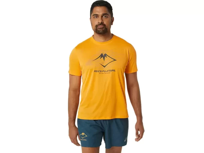 TOP Z KRÓTKIM RĘKAWEM Z LOGO FUJITRAIL