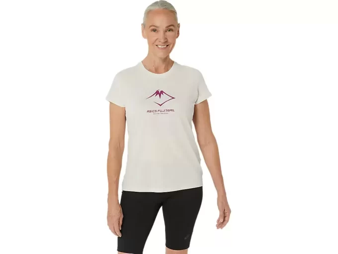 TOP Z KRÓTKIM RĘKAWEM Z LOGO FUJITRAIL