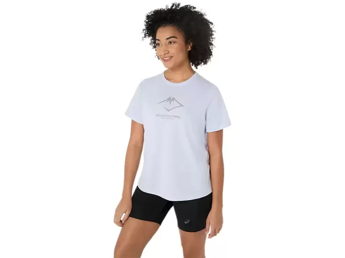 TOP Z KRÓTKIM RĘKAWEM Z LOGO FUJITRAIL