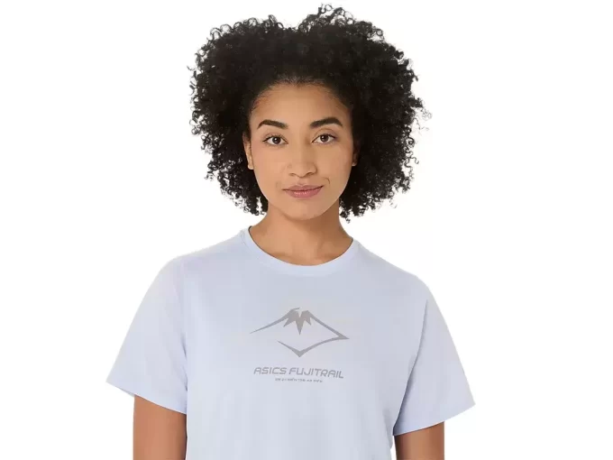 TOP Z KRÓTKIM RĘKAWEM Z LOGO FUJITRAIL