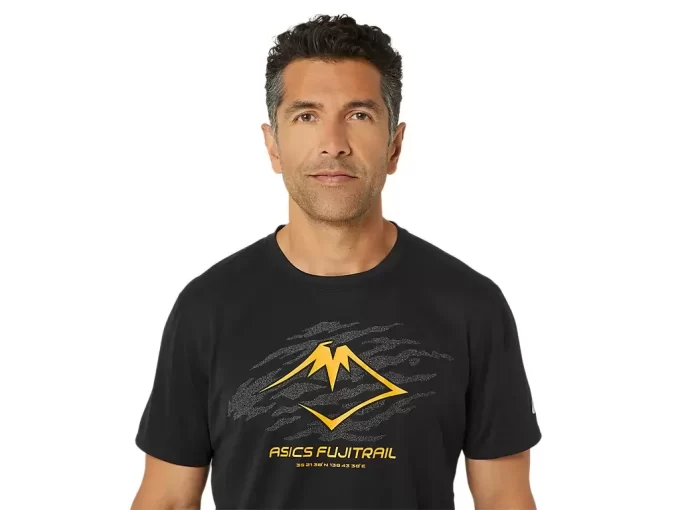 TOP Z KRÓTKIM RĘKAWEM Z LOGO FUJITRAIL