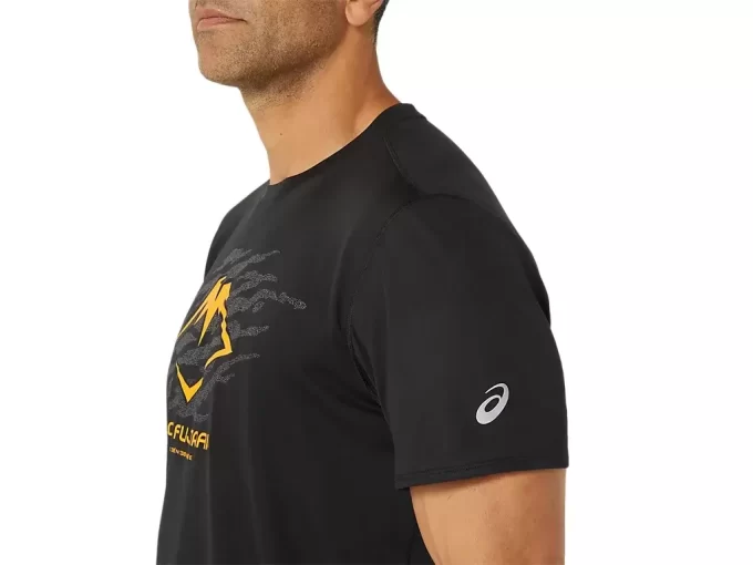 TOP Z KRÓTKIM RĘKAWEM Z LOGO FUJITRAIL