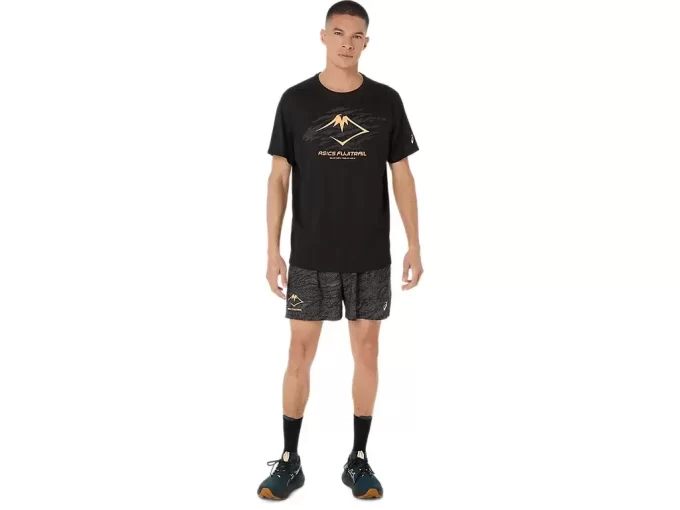 TOP Z KRÓTKIM RĘKAWEM Z LOGO FUJITRAIL