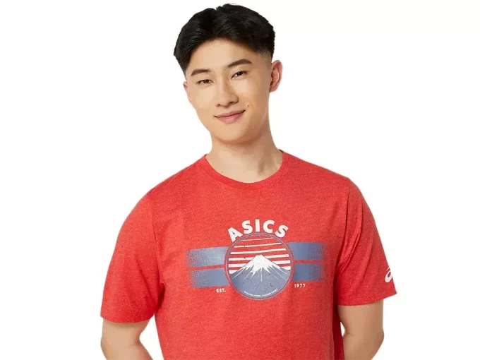 UNISEX ASICS EST 1977 MOUNTAIN TEE UNISEX ASICS EST 1977 MOUNTAIN TEE