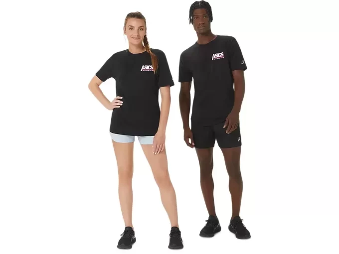 UNISEX ASICS SMSB 1977 RUN CLUB KOSZULKA Z KRÓTKIM RĘKAWEM