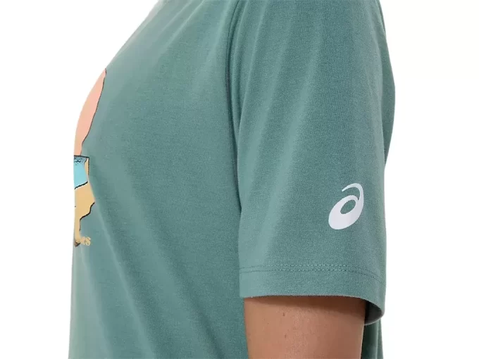 UNISEXOWA KOSZULKA Z KRÓTKIM RĘKAWEM ASICS PALM IN THE SUN